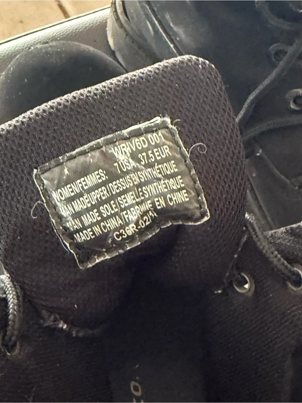 Lugz Black Lace-Up Rugged Work Boots